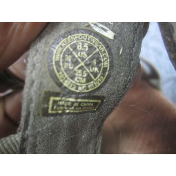 KEEN Shoes Womens Size 8.5 Brown Multicolor Strappy Wedge Sandals Buckle Comfort - Picture 5 of 9